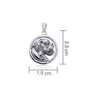 Jody Bergsma Dog Boxer Pendant TPD1866 - Jewelry